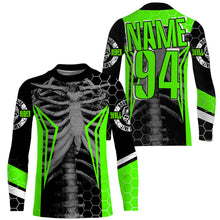 Load image into Gallery viewer, Personalized Racing Jersey UPF30+, Cool Bone Motorcycle Motocross Off-Road Riders Racewear| NMS436