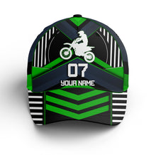 Load image into Gallery viewer, Personalized Dirt Bike Cap - Motocross Biker BWB Hat, 2 Stroke Bike Off-road Riders, Motorcycle Lovers| NMS381