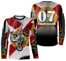 Load image into Gallery viewer, Florida Motocross Jersey Custom Youth Mens Womens FL Dirt Bike Off Road MotoX Motorcycle Racing| NMS823