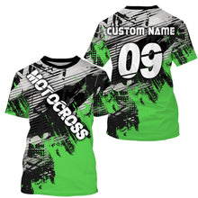 Load image into Gallery viewer, Motocross Personalized Jersey UV Shirt Adults &amp; Kids Dirt Bike Racing Motorcycle Off-road Riders| NMS591