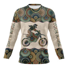 Load image into Gallery viewer, Mandala Motocross Jersey Personalized Biker Girl Shirt Motorcycle Off-rooad Female Riders| NMS495