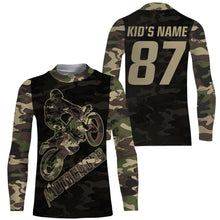 Load image into Gallery viewer, Camo Motocross Jersey Personalized Riding Shirt Off-road Dirt Bike Racing Motorcycle Lovers| NMS505