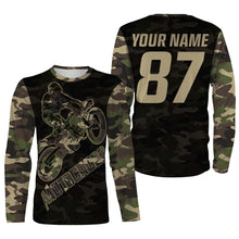 Load image into Gallery viewer, Camo Motocross Jersey Personalized Riding Shirt Off-road Dirt Bike Racing Motorcycle Lovers| NMS505