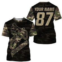 Load image into Gallery viewer, Camo Motocross Jersey Personalized Riding Shirt Off-road Dirt Bike Racing Motorcycle Lovers| NMS505