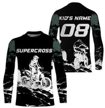 Load image into Gallery viewer, Personalized Supercross Jersey Custom All Over Print Motorcycle Riding Shirt Off-Road Dirt Bike Racing| NMS542