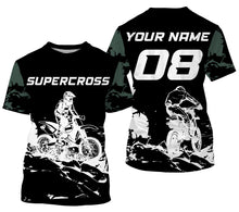 Load image into Gallery viewer, Personalized Supercross Jersey Custom All Over Print Motorcycle Riding Shirt Off-Road Dirt Bike Racing| NMS542