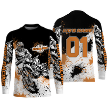 Load image into Gallery viewer, Enduro Personalized Jersey UPF30+ Extreme Off-road Dirt Bike Racing Adult&amp;Kid Mountain Terrain Race| NMS704