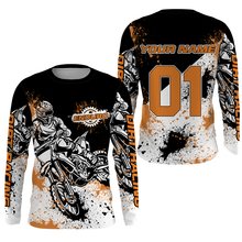 Load image into Gallery viewer, Enduro Personalized Jersey UPF30+ Extreme Off-road Dirt Bike Racing Adult&amp;Kid Mountain Terrain Race| NMS704