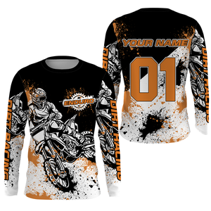 Enduro Personalized Jersey UPF30+ Extreme Off-road Dirt Bike Racing Adult&Kid Mountain Terrain Race| NMS704