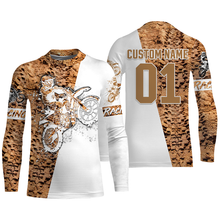 Load image into Gallery viewer, Kid&amp;Adult Dirtbike racing jersey UPF30+ custom motocross off-road dirt track motorcycle racewear| NMS931