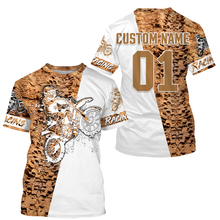 Load image into Gallery viewer, Kid&amp;Adult Dirtbike racing jersey UPF30+ custom motocross off-road dirt track motorcycle racewear| NMS931