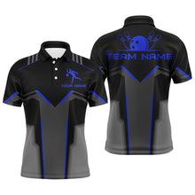 Load image into Gallery viewer, Custom Team Name Polo Bowling Shirt for Men, Bowlers Jersey Short Sleeves NBP28