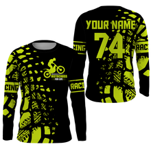 Load image into Gallery viewer, Kid&amp;adult custom Motocross jersey UPF30+ MX Racing for Life dirt bike motorcycle off-road racewear| NMS934