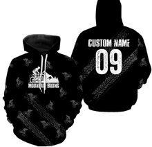 Load image into Gallery viewer, Mountain Biking Jersey Long Sleeve Hoodie, Custom MTB Shirt Cycling Biking Shirt for Cyclist Bike Rider JTS423