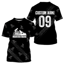 Load image into Gallery viewer, Mountain Biking Jersey Long Sleeve Hoodie, Custom MTB Shirt Cycling Biking Shirt for Cyclist Bike Rider JTS423