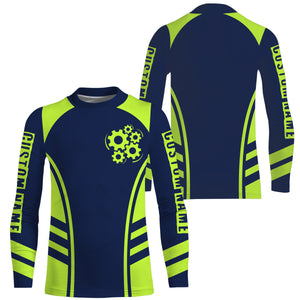 Custom Name Cycling Shirt, MTB Racing Shirt, Bicycle Shirt UV Protection UPF 30+| JTS478