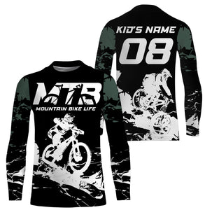 Mountain Biking Personalized Jersey All Over Print Shirt, MTB Jersey Cycling Shirt for Cyclist Bike Rider| JTS429