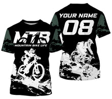 Load image into Gallery viewer, Mountain Biking Personalized Jersey All Over Print Shirt, MTB Jersey Cycling Shirt for Cyclist Bike Rider| JTS429