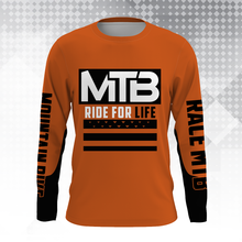 Load image into Gallery viewer, Mountain Bike Long Sleeve Jersey, Custom MTB Downhill Bike BMX Racing Cycling Shirt UV Protection| JTS494