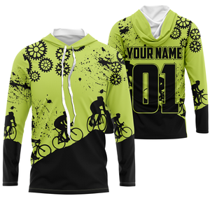 Mountain Bike Racing Shirts| Custom Cycling Jersey, MTB Bicycle Off-road Shirts UV Protection UPF 30+| JTS475