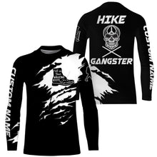 Load image into Gallery viewer, Personalized 3D Funny Hiker Shirts for Men| Men’s Skull Hike Gangster Long Sleeve UPF 30+ Go Outdoor Activities SP8