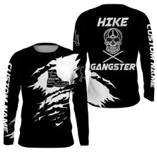 Load image into Gallery viewer, Personalized 3D Funny Hiker Shirts for Men| Men’s Skull Hike Gangster Long Sleeve UPF 30+ Go Outdoor Activities SP8