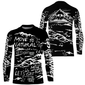 Personalized Hiking Shirts for Men, Funny Skull Mountain Hiking Shirts for Men, Women Hiking Shirt for Hikers SP16