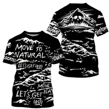 Load image into Gallery viewer, Personalized Hiking Shirts for Men, Funny Skull Mountain Hiking Shirts for Men, Women Hiking Shirt for Hikers SP16