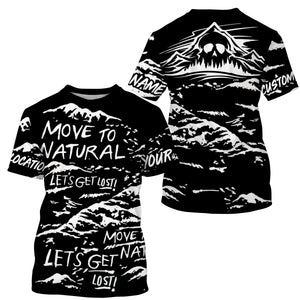 Personalized Hiking Shirts for Men, Funny Skull Mountain Hiking Shirts for Men, Women Hiking Shirt for Hikers SP16