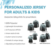 Load image into Gallery viewer, Custom motocross jersey UPF30+ wood terrain kids men women dirt bike enduro motorcycle off-road NMS1027