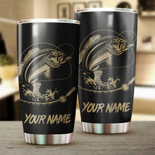 Load image into Gallery viewer, Red Snapper Fishing Tumbler Cup Customize name Personalized Fishing gift for fisherman - IPH989
