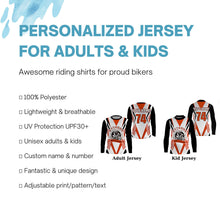 Load image into Gallery viewer, Extreme Motocross Personalized Dirt Bike Jersey UPF30+ Adult Kid MX Racing Shirt Off-road NMS1159