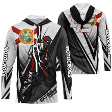 Load image into Gallery viewer, Florida Motocross Jersey Custom Name Number Youth Mens Womens FL Dirt Bike Off Road MX Motorcycle Racing| NMS821