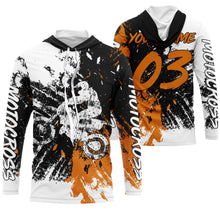 Load image into Gallery viewer, Motocross Race Personalized Jersey UPF30+ Adult&amp;Kid, Dirt Bike Motorcycle Off-road Riders Racewear| NMS595