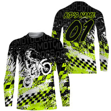 Load image into Gallery viewer, Personalized Motocross Jersey Custom Number Tire Track Motorcycle Shirt Off-Road Dirt Bike Racing| NMS550