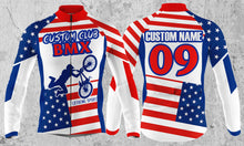 Load image into Gallery viewer, BMX Custom Cycling Jersey Mens Long&amp;Short Sleeve US Bicycle Motocross American Bike Extreme Sport| NMS792