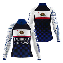 Load image into Gallery viewer, California cycling jersey mens womens bike shirt UPF50+ Cali cycling tops California MTB BMX gear| SLC238