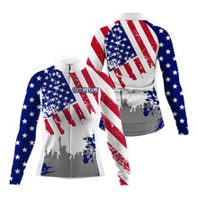 Load image into Gallery viewer, American cycling jersey men women UPF50+ USA bike shirt for road MTB BMX dirt cycle gear| SLC218