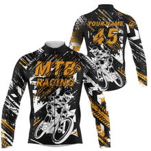 Load image into Gallery viewer, Personalized cycling jersey mens UPF50+ Mountain biking shirt with 3 pockets Reflective MTB gear| SLC95