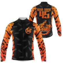 Load image into Gallery viewer, Custom MTB Cycling Jersey Orange Mountain Bike Cycle Racing Bicycling Shirt| NMS832