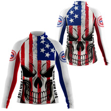 Load image into Gallery viewer, Bike For Life Mens Womens Cycling Jersey Personalized American Skull Bicycle Shirt Biking Riders NMS861