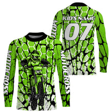 Load image into Gallery viewer, Motocross Racing Personalized Jersey UPF30+ Adults&amp;Kids, Dirt Bike Motorcycle Off-road Riders| NMS594