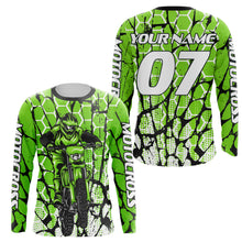 Load image into Gallery viewer, Motocross Racing Personalized Jersey UPF30+ Adults&amp;Kids, Dirt Bike Motorcycle Off-road Riders| NMS594