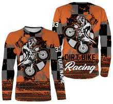Load image into Gallery viewer, Dirt Bike Racing Personalized Long Sleeves, Hoodie, All Over Printed Off-road Racing Motocross Riders| NMS287
