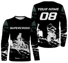 Load image into Gallery viewer, Personalized Supercross Jersey Custom All Over Print Motorcycle Riding Shirt Off-Road Dirt Bike Racing| NMS542