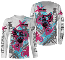 Load image into Gallery viewer, Extreme Motocross Racing Jersey, Hoodie, T-shirt, Custom Name Motorcycle Off-road Biker Shirt| NMS283