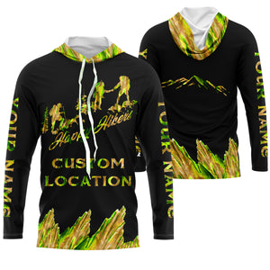 Hiking Personalized Shirt 3D All Over Print Compass Hiking Outdoor Outfit 3D Forest Shirt Happy Hikers| SP1