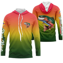 Load image into Gallery viewer, Trout fly fishing custom name with funny Trout ChipteeAmz&#39;s art UV protection shirts AT010