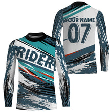 Load image into Gallery viewer, Wheel Mark Personalized Riding Jersey UPF30+ UV Protection, Dirt Bike Riders Motorcycle Racewear| NMS397