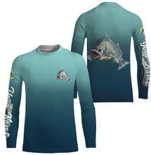 Load image into Gallery viewer, Speckled Trout fishing custom name with Trout drinking beer ChipteeAmz&#39;s art UV protection shirts AT014